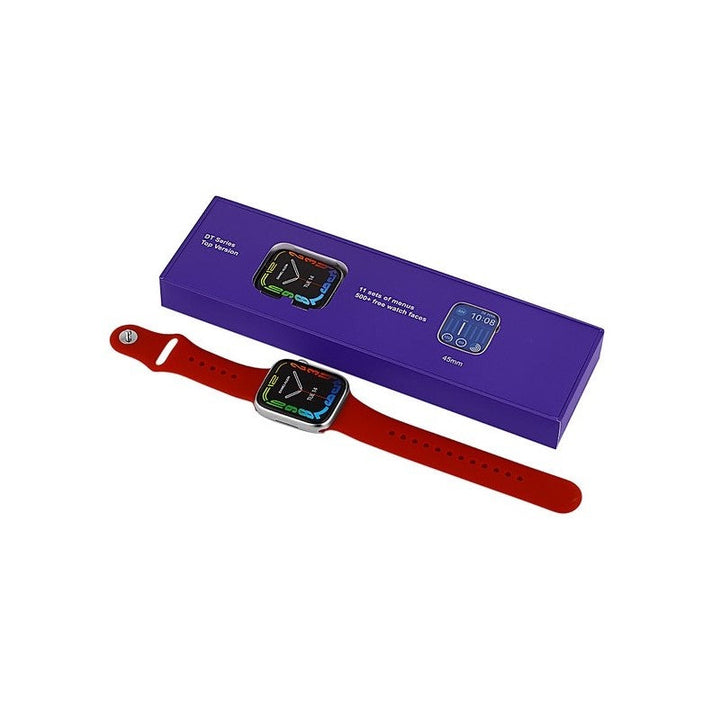 Daniel Klein Unisex Red Silicone Digital Smart Watch - Salman Stores