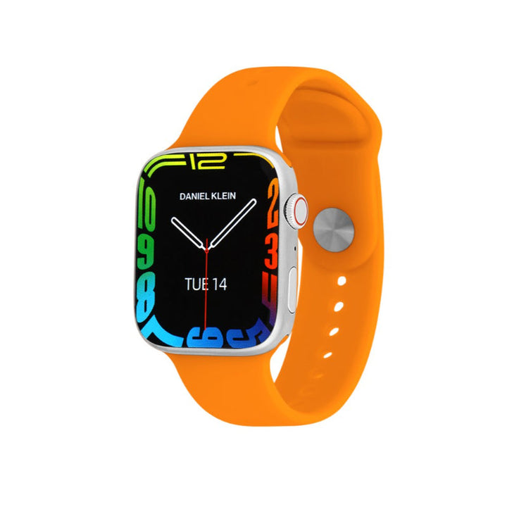 Daniel Klein Men Orange Silicone Digital Smart Watch DKDT8PRO6 - Salman Stores