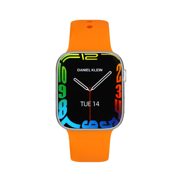 Daniel Klein Men Orange Silicone Digital Smart Watch DKDT8PRO6 - Salman Stores