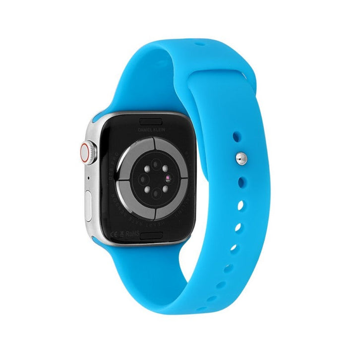 Daniel Klein Men Light Blue Silicone Digital Smart Watch - Salman Stores