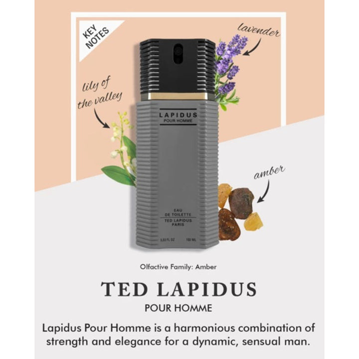 Ted Lapidus Pour Homme EDT 100ml DP000260 - Salman Stores