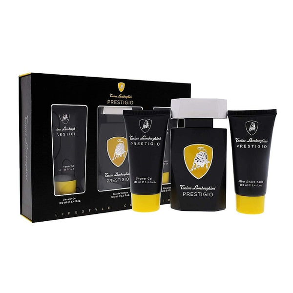 Tonino Lamborghini Prestigio EDT 125 ml 3 pcs Gift Set - Salman Stores
