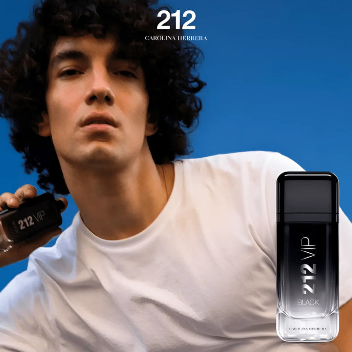 Carolina Herrera 212 VIP Black for Men EDP 100 ml - Salman Stores