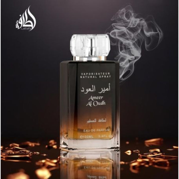Lattafa Ameer Al Oud EDP 100 ml and Deo 50 ml Perfume Set DP063707 - Salman Stores