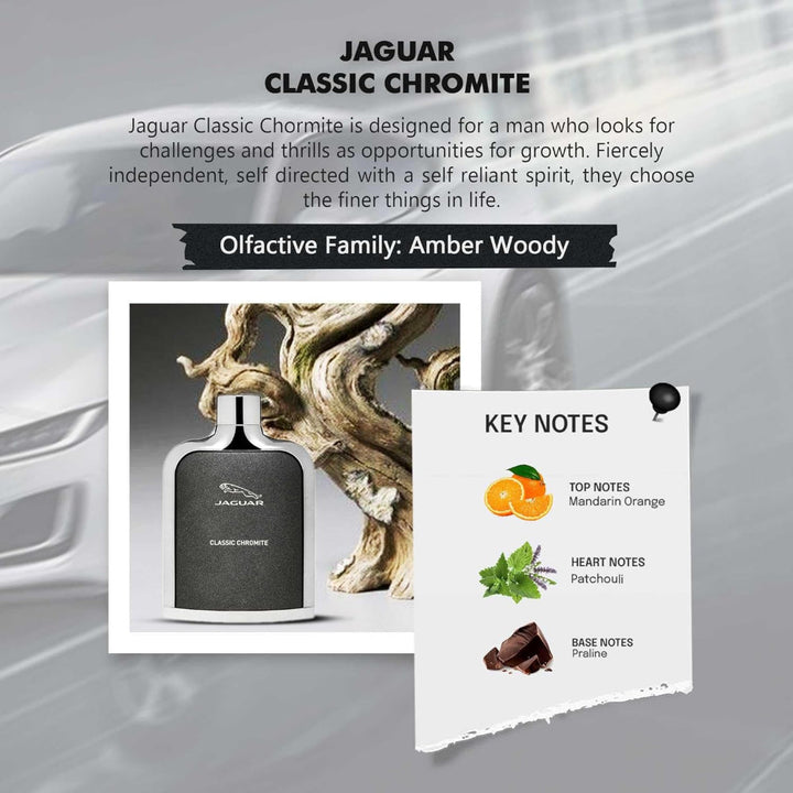 Jaguar Classic Chromite for Men EDT 100 ml - Salman Stores