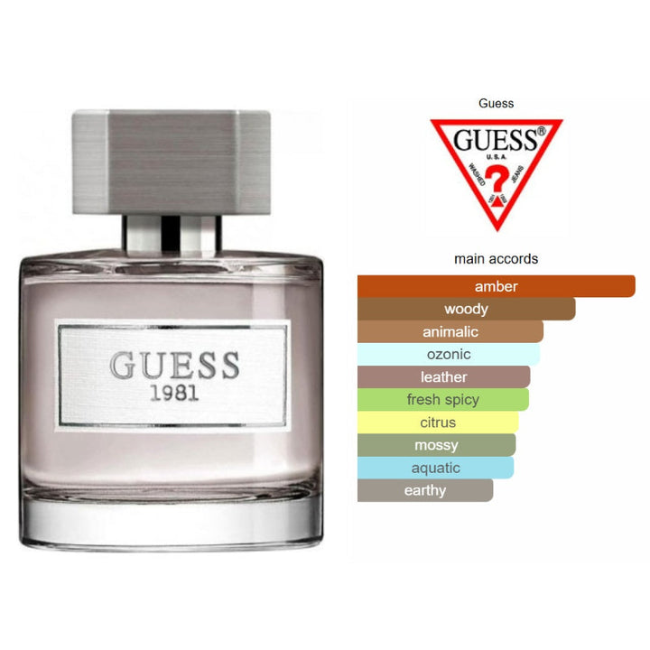 Guess 1981 for Men EDT 100ml DP321817 - Salman Stores