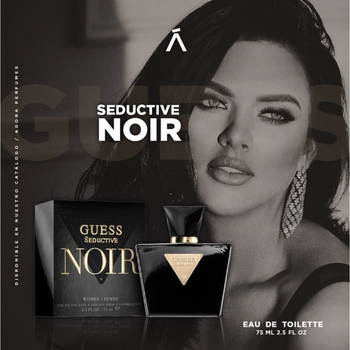 Guess Seductive Noir for Women EDT 75 ml/ Body Lotion 200 ml/ Travel Spray 15 ml 3pcs Set - Salman Stores