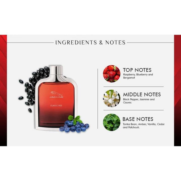 Jaguar Classic Red for Men EDT 100 ml - Salman Stores
