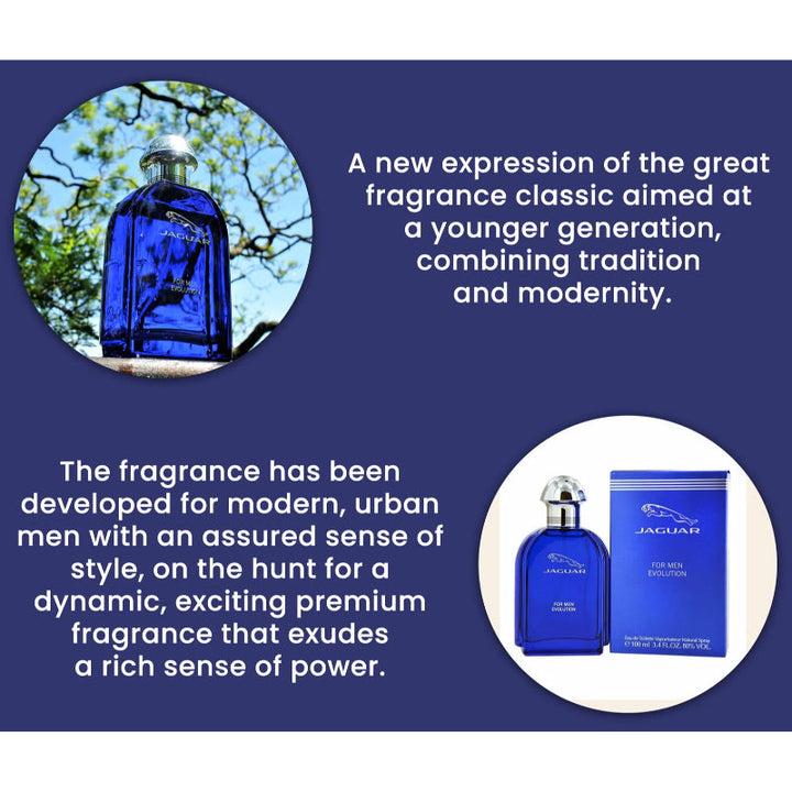 Jaguar Evolution for Men EDT 100 ml DP505280 - Salman Stores