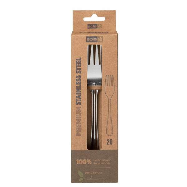 Sola ECO Fork Stainless Steel 20 pcs Set E2120 - Salman Stores