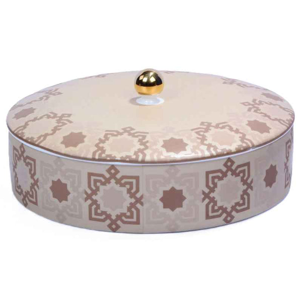 Otantik Medium Date Bowl from Sweet Jars Collection Beige 180 mm ET2035