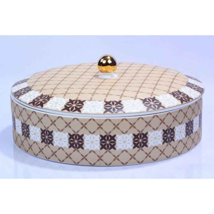 Otantik Medium Date Bowl from Sweet Jars Collection Beige 180 mm ET2039