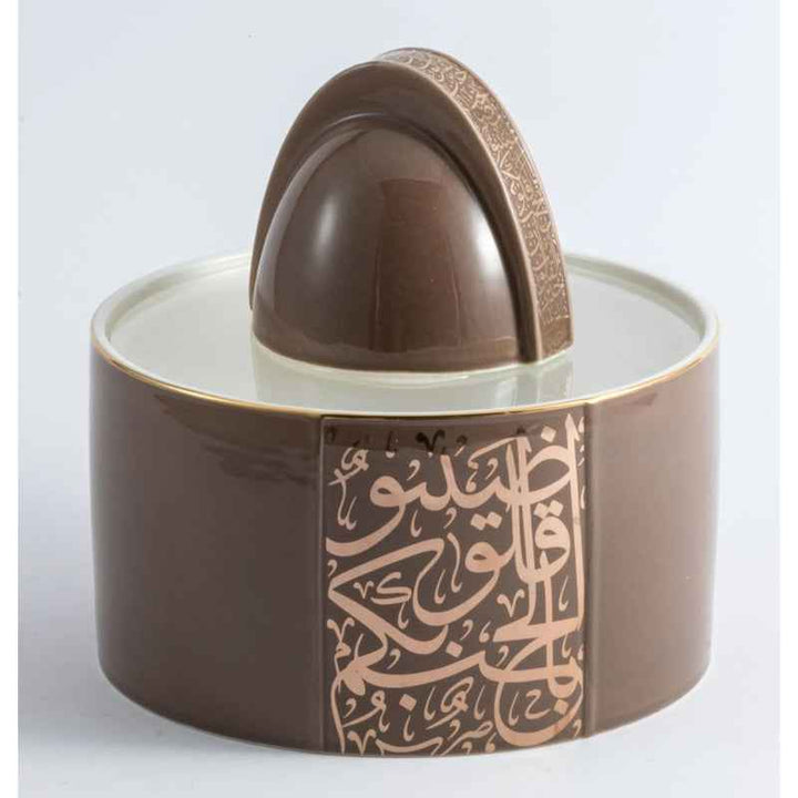 Otantik Medium Date Bowl from Nour Brown 180 mm ET2309
