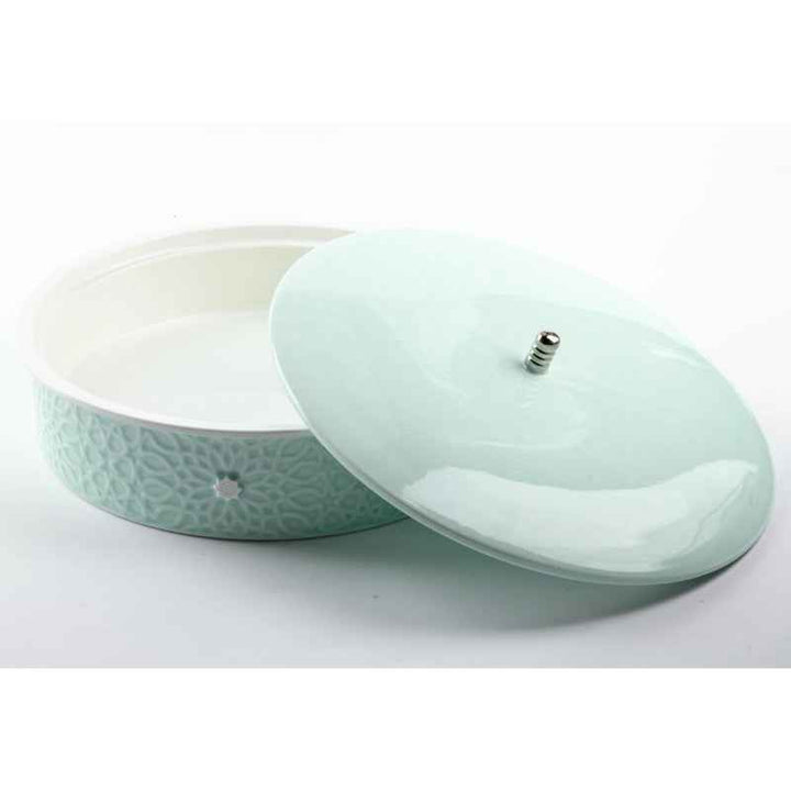 Otantik Large Date Bowl from Asalah Teal 250 mm ET2629