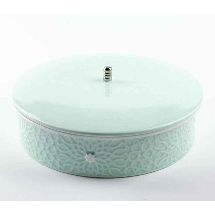 Otantik Large Date Bowl from Asalah Teal 250 mm ET2629