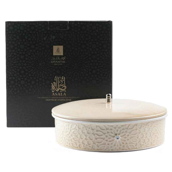Otantik Large Date Bowl from Asalah Creamy 250 mm ET2630