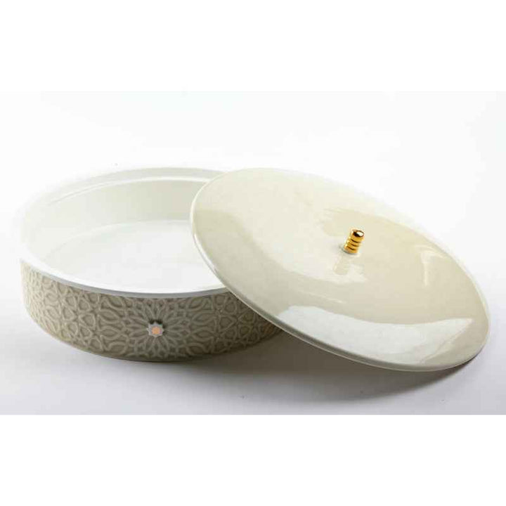 Otantik Large Date Bowl from Asalah Beige 250 mm ET2631