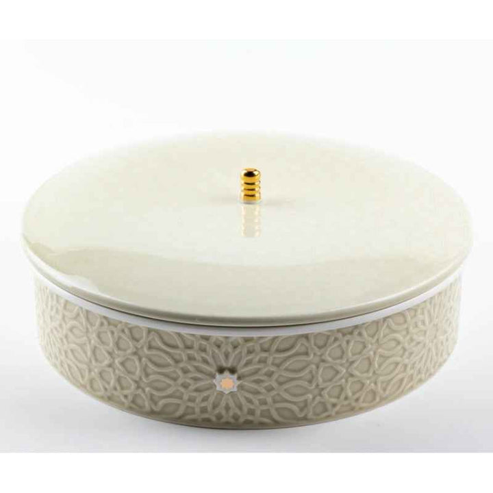 Otantik Large Date Bowl from Asalah Beige 250 mm ET2631