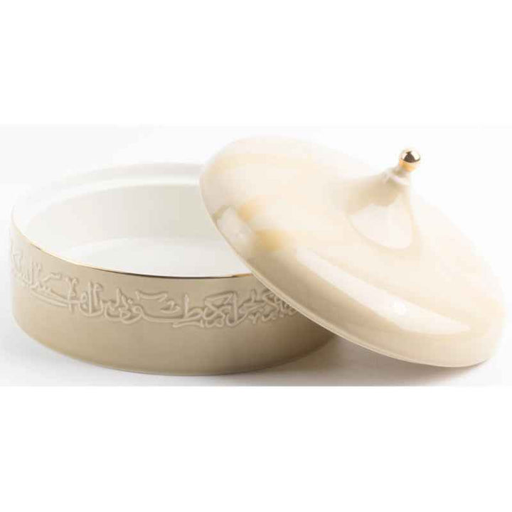 Otantik Medium Date Bowl from Jiwar Ivory 180 mm ET2764