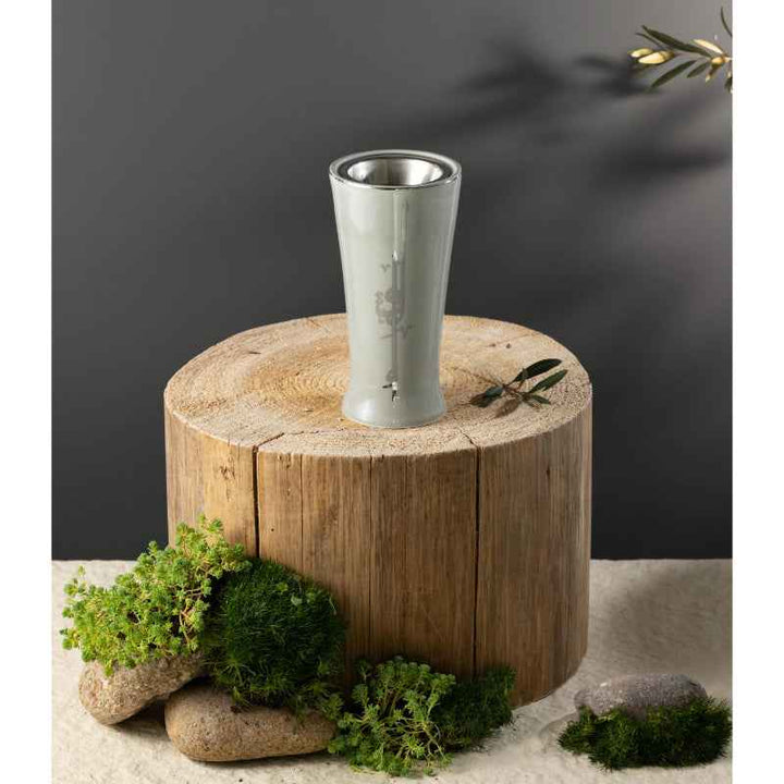 Otantik Incense Burner From Liqaa Grey 8.9 x 7.5 cm ET2851