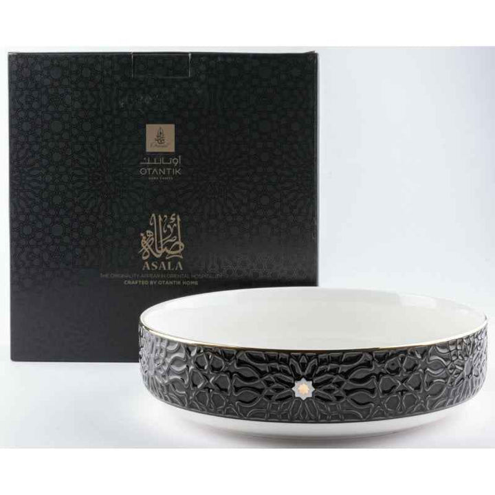 Otantik Salad Serving Bowl from Asalah Black ET2899