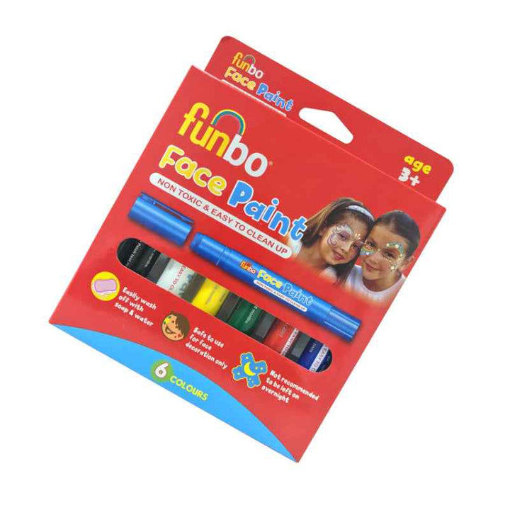 Funbo Face Paint Sticks 6g Set of 6 Colors FO-FPS-06