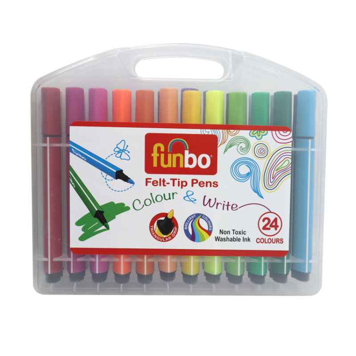 Funbo Felt Tip Pen Set of 24 FO-FTTP-24
