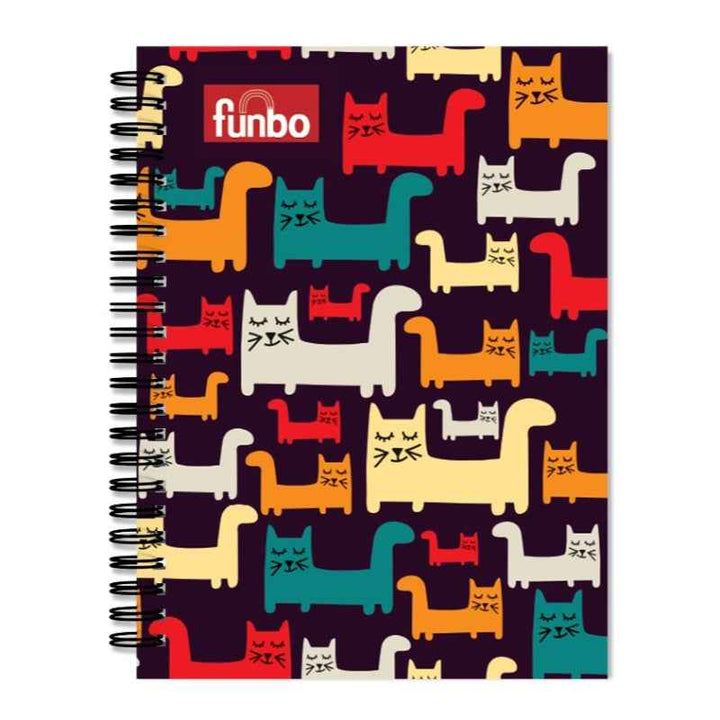 Funbo NB-1 Sub A4 Notebook 80 Sheets HC 70G - Kitty FO-NB-4858