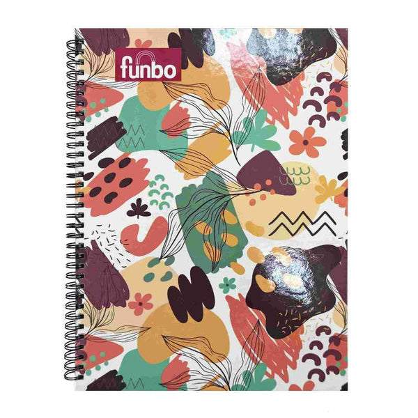 Funbo NB-1 Sub A4 Notebook 80 Sheets HC 70G - Blossom FO-NB-4865