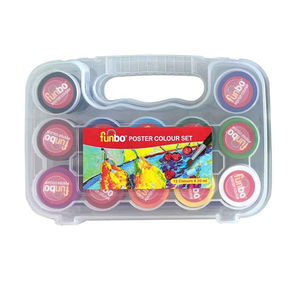 Funbo Poster Colour Set 20ml Set of 12 FO-POSTER-1220