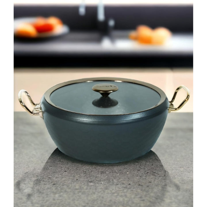 OMS Cookware Set Granite 3541 Black 9 pcs Set GSA164365 - Salman Stores