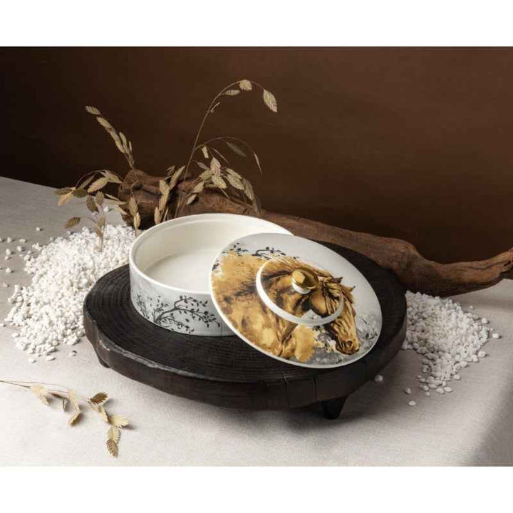 Otantik Medium Date Bowl from Samra Gold 50x180 mm GY1527