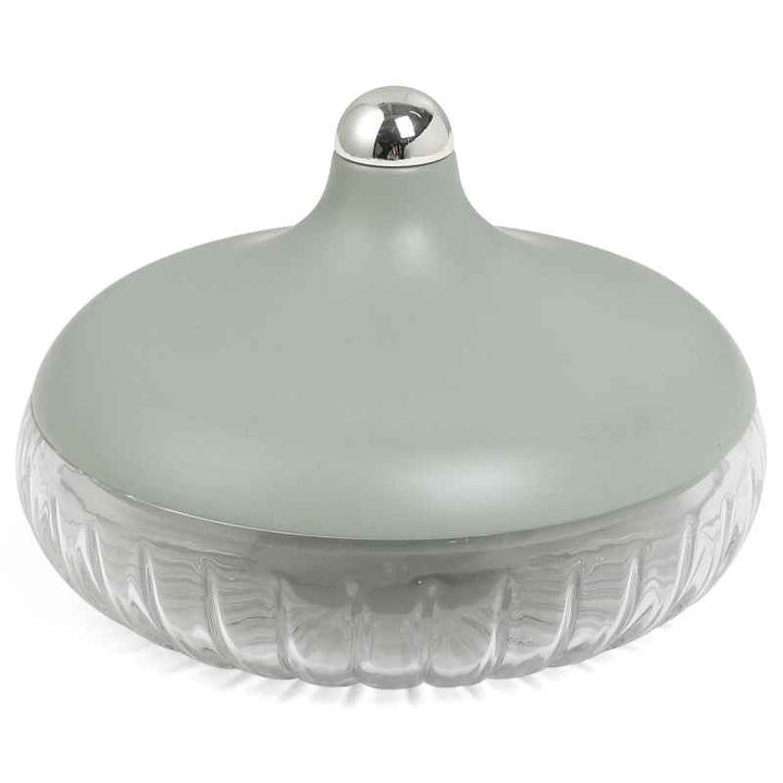 Otantik Medium Glass Date Bowl from Jiwar Green 24 cm HJ1313