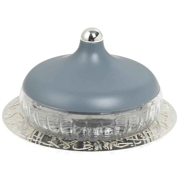Otantik Medium Glass Date Bowl from Jiwar Blue 24 cm HJ1315