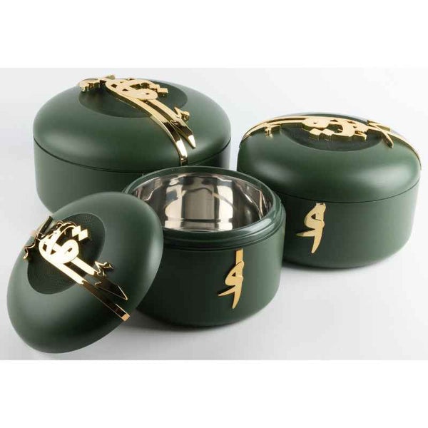 Otantik Hotpot Set from Liqaa Green 2, 3 and 4 liter HJ1378