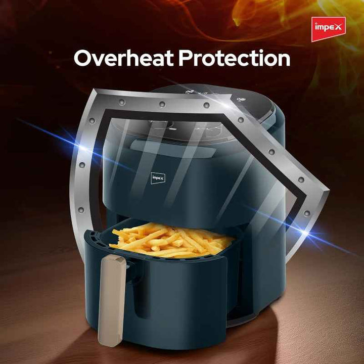 Impex Air Fryer 1200W 4.5 Litre Green IMAF4305A