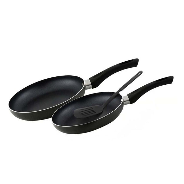 DELICI Frypan Set Non Stick 20 and 26 cm Black IMAFP2620 - Salman Stores