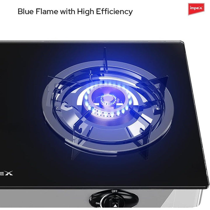 Impex 2 Burner Glass Top Gas Stove IMIGS1214F - Salman Stores