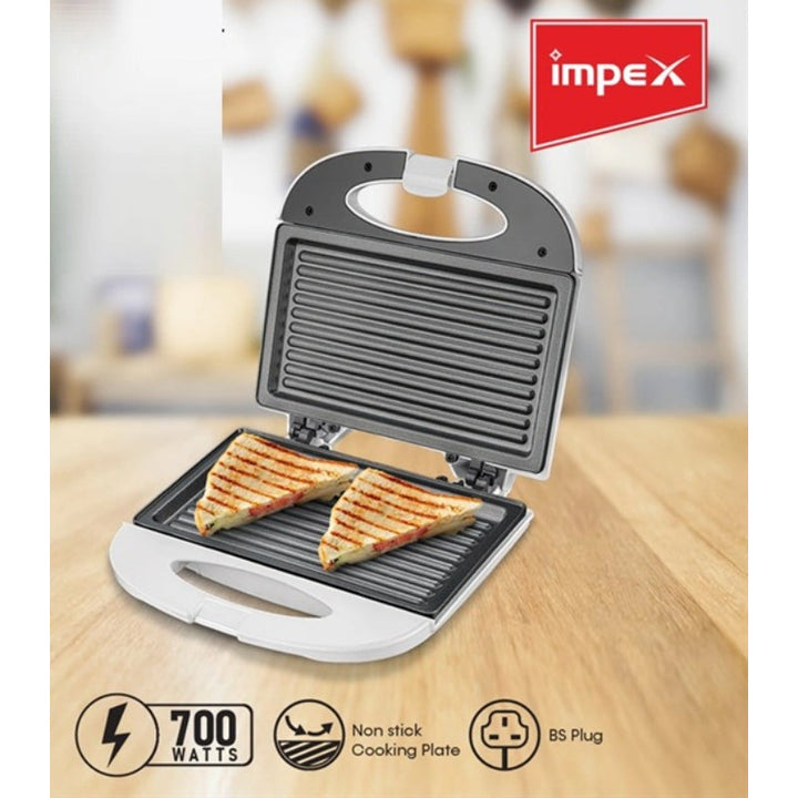 Impex Sandwich Maker 2 Slice 700 W IMSW3601 - Salman Stores