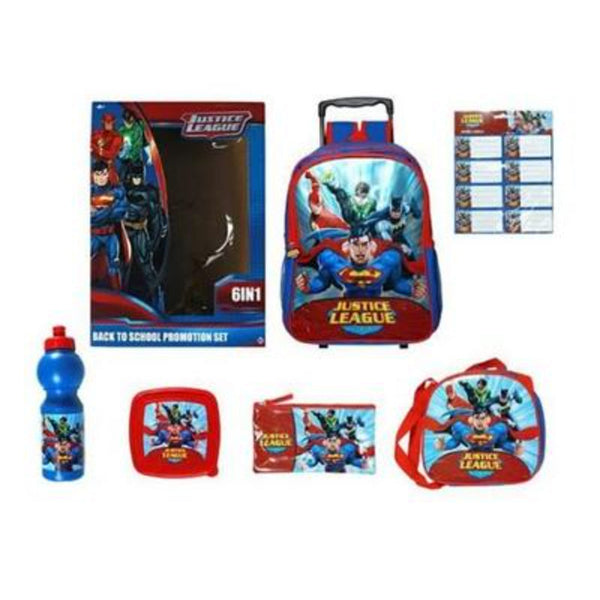 Justice League 7 in 1 Trolley Set - 16" Trolley JLPR22-2 - Salman Stores
