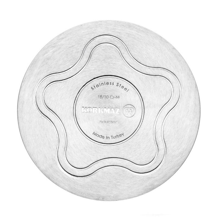 Korkmaz Casserole Stainless Steel Alfa 16cm/ 1.8 Liter KOR1016 - Salman Stores