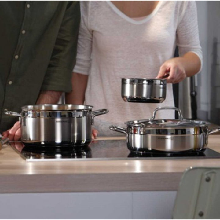 Korkmaz Casserole Stainless Steel Alfa 16cm/ 1.8 Liter KOR1016 - Salman Stores
