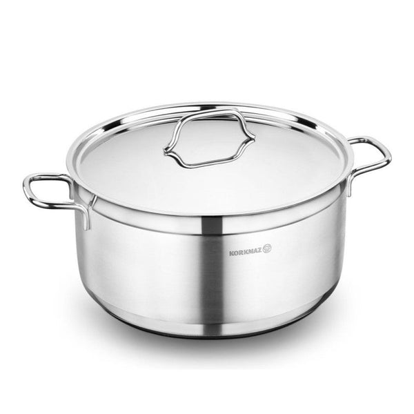Korkmaz Casserole Stainless Steel Alfa 16cm/ 1.8 Liter KOR1016 - Salman Stores
