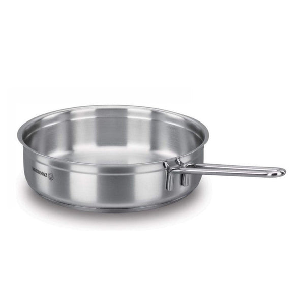 Korkmaz Frypan Stainless Steel Alfa 24cm/ 2.7 Liter KOR1021 - Salman Stores