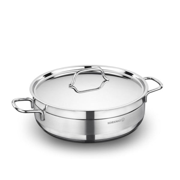 Korkmaz Low Casserole Alfa 28cm/ 5.5 Liter KOR1027 - Salman Stores