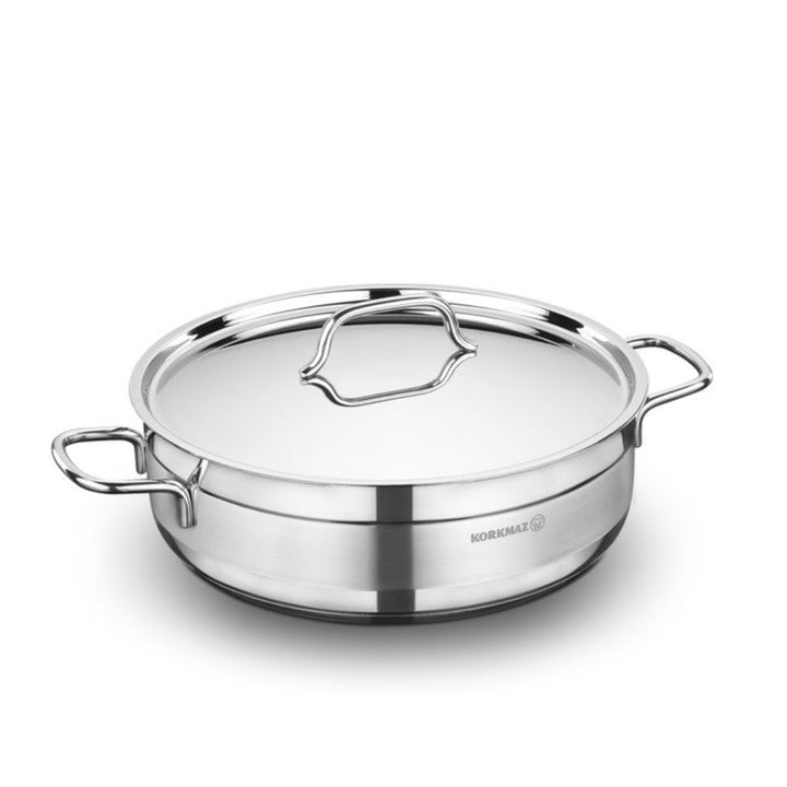 Korkmaz Low Casserole Alfa 28cm/ 5.5 Liter KOR1027 - Salman Stores