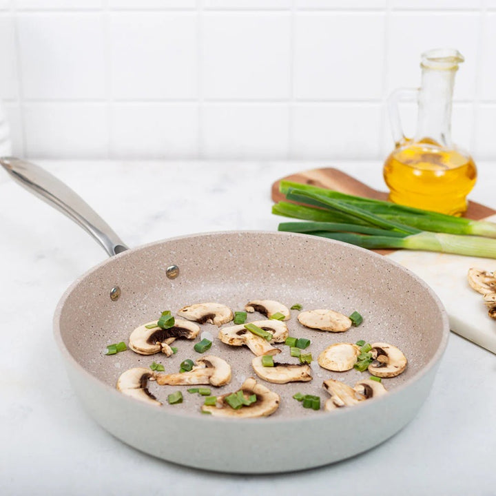 Korkmaz Frypan Granite 28cm/ 3.0 Liter Beige KOR1266 - Salman Stores