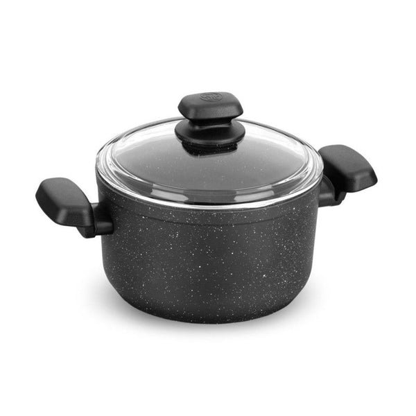 Korkmaz Casserole Ornella Granite 20cm/ 3 Liter KOR1341 - Salman Stores