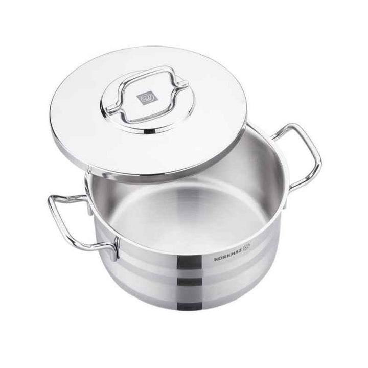 Korkmaz Casserole Stainless Steel Astra2 16cm/ 1.8 Liter
