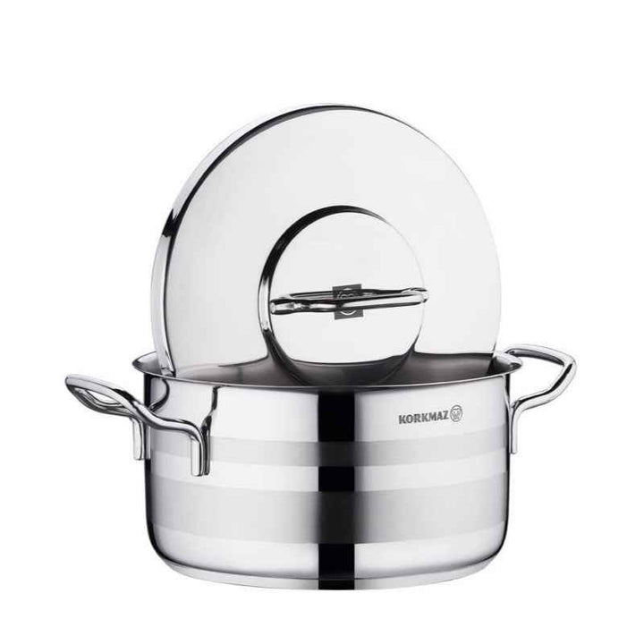 Korkmaz Casserole Stainless Steel Astra2 16cm/ 1.8 Liter